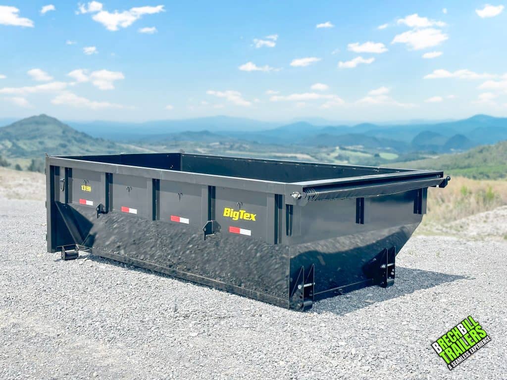 New 13bn big tex roll off trailer bin