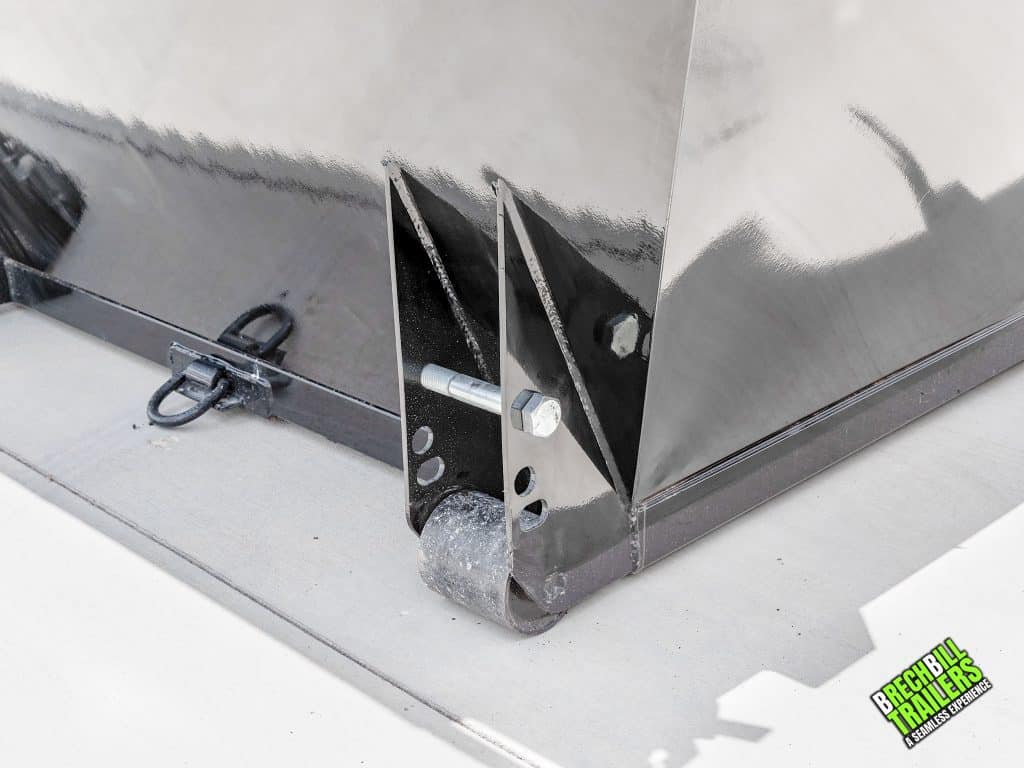 Big Tex Roll Off Trailer Bin wheels