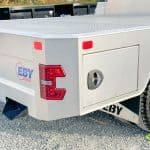 Close up view of the EBY Free Country Truck Bed