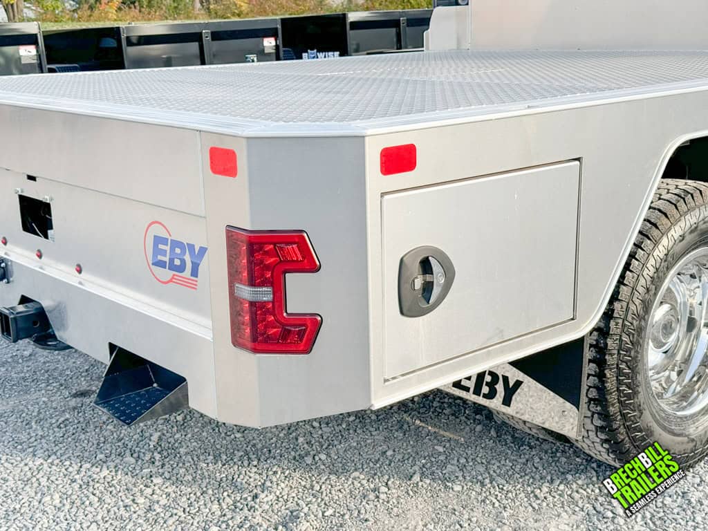 Close up view of the EBY Free Country Truck Bed
