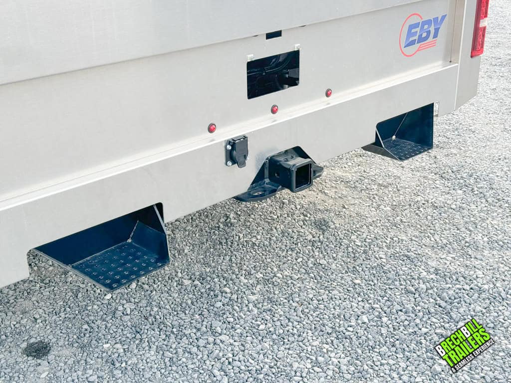 Rear view of the EBY Free Country Truck Bed 9ft x 94in