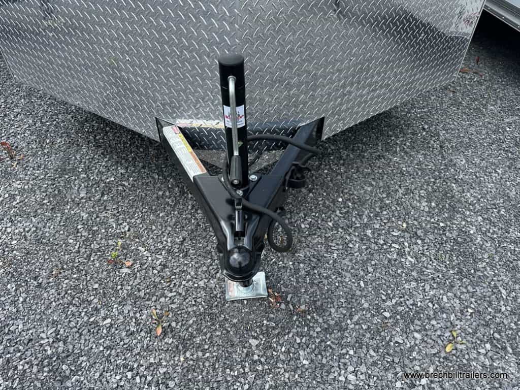 Black trailer coupler