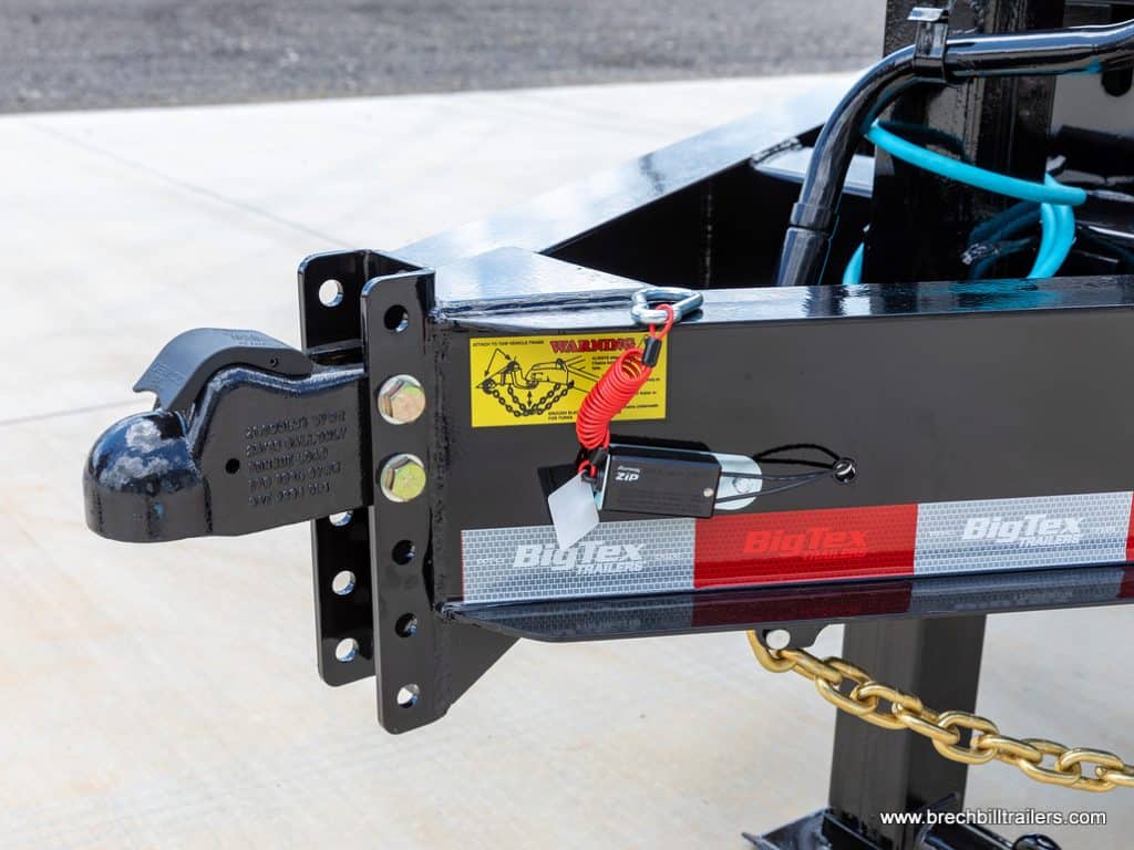 The Big Tex trailer coupler.