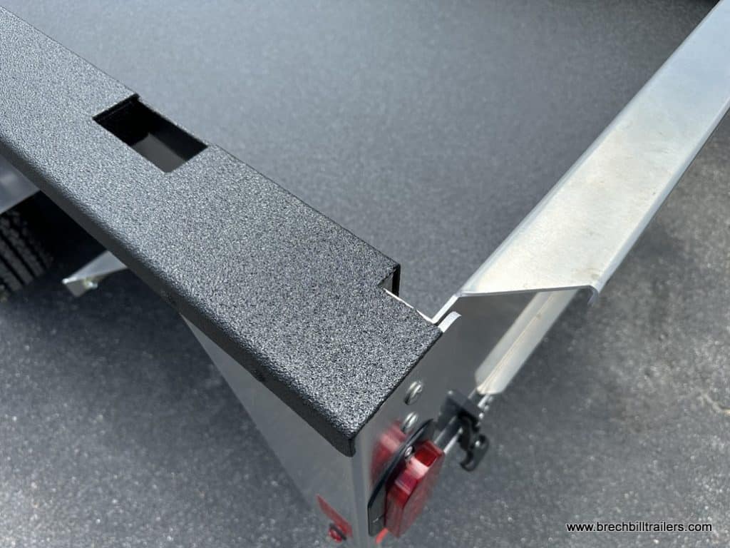 Corner of the trailer