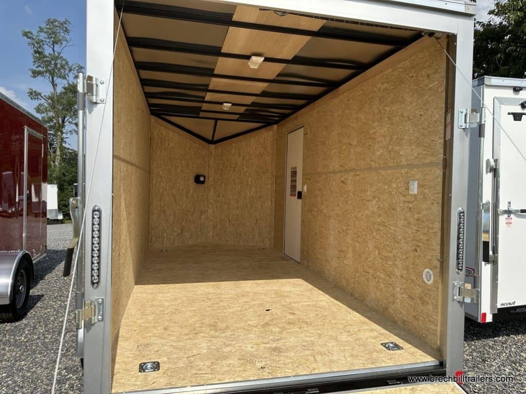Inside the Bravo Scout 7K Enclosed Cargo Trailer 7'x14’ (SC714TA2)