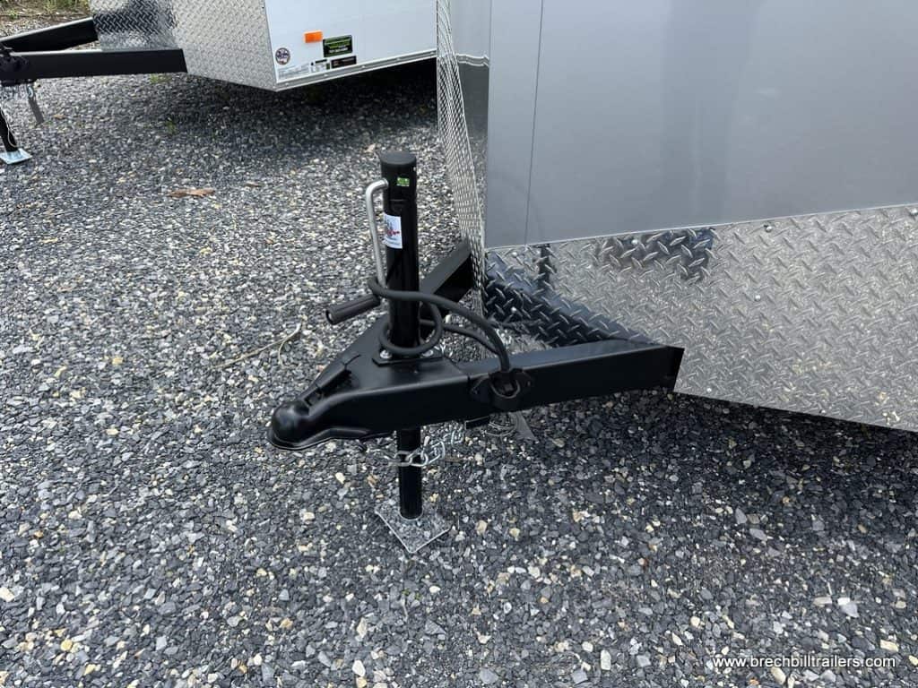 Trailer coupler on the Bravo Scout 7K Enclosed Cargo Trailer