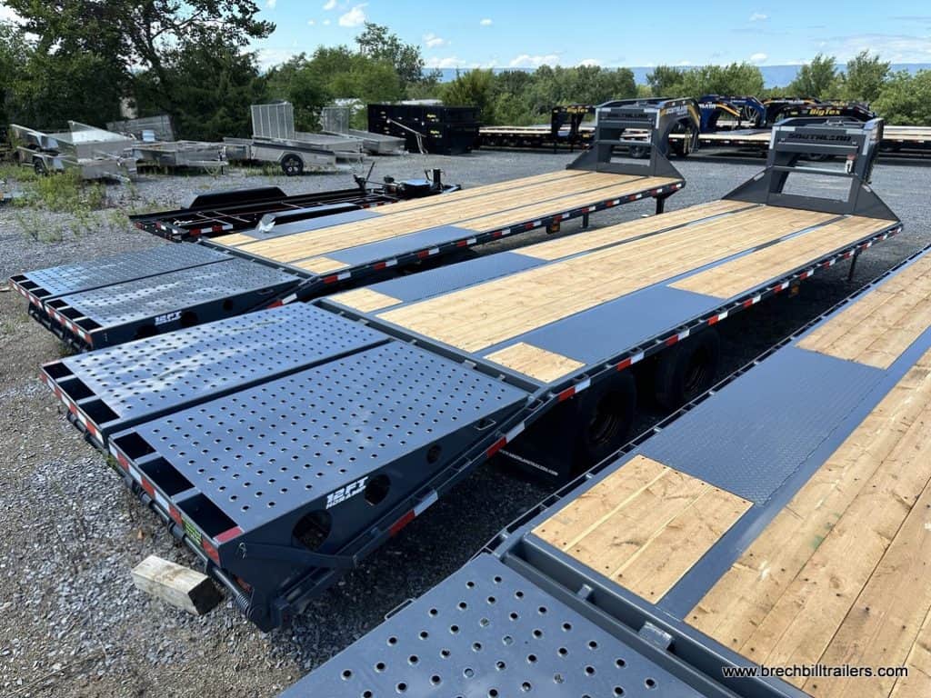 A full view of the Southland 29K Tandem Dual Gooseneck Trailer