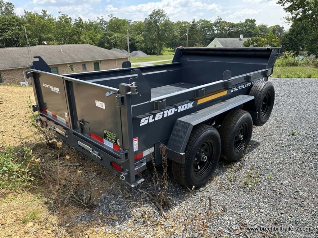 Brand new 6x10 Southland 10K Tandem Axle Dump Trailer