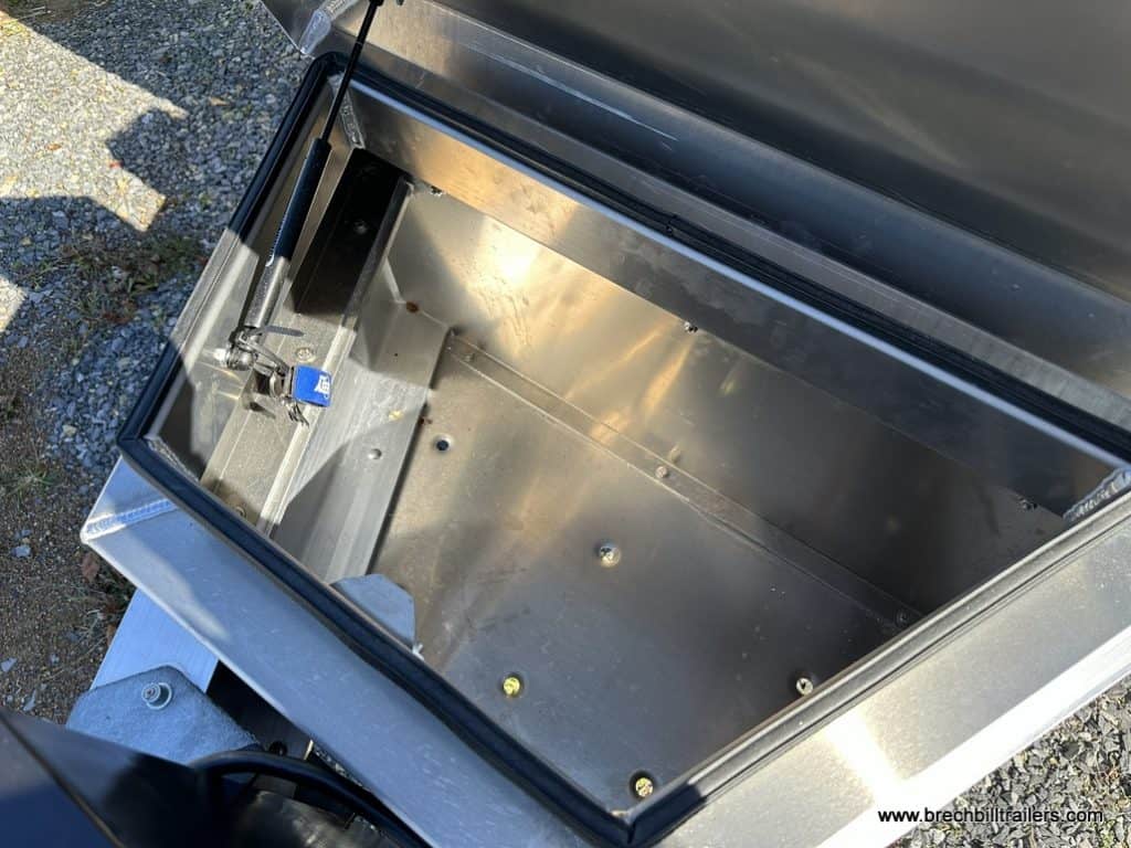 Toolbox on the EBY Deck-Over 16K Equipment Trailer