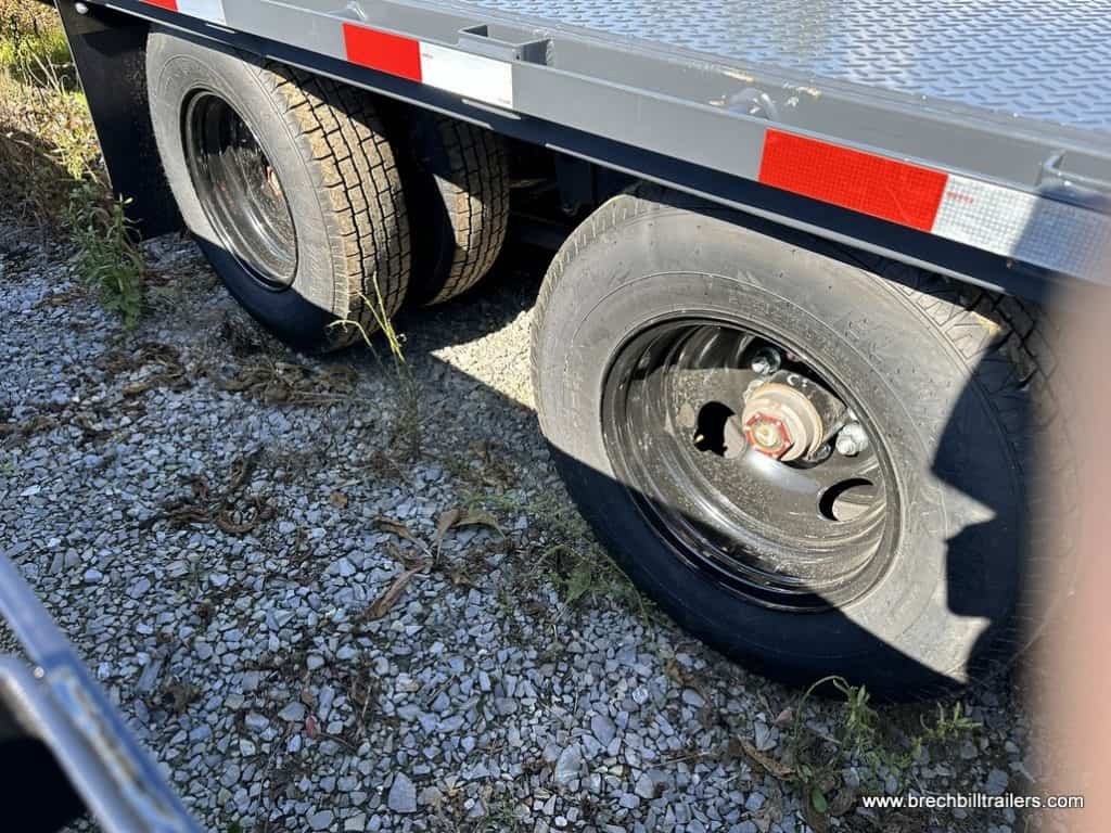 Black wheels closeup