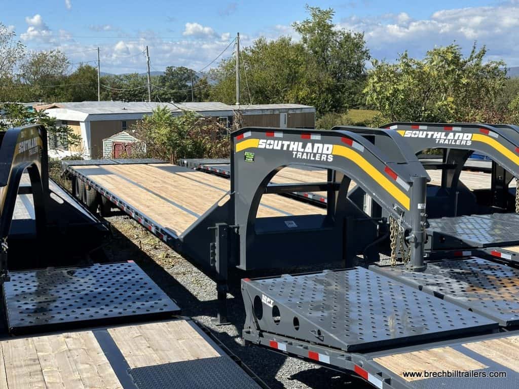 A bunch of Southland 29K Tandem Dual Gooseneck Trailers for sale