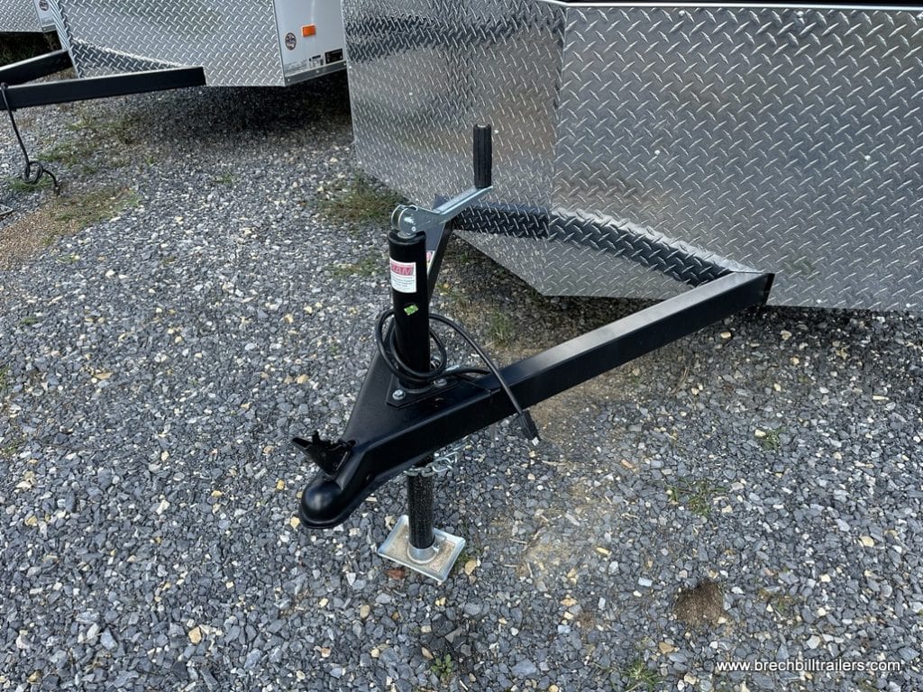 Trailer coupler and jack.