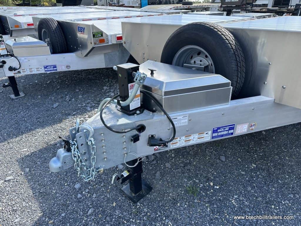 Trailed parked and detached from a truck.