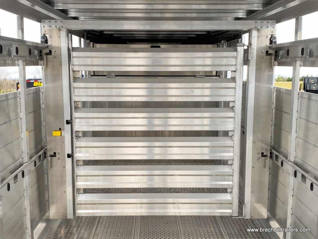 Aluminum EBY Gooseneck Livestock Trailer