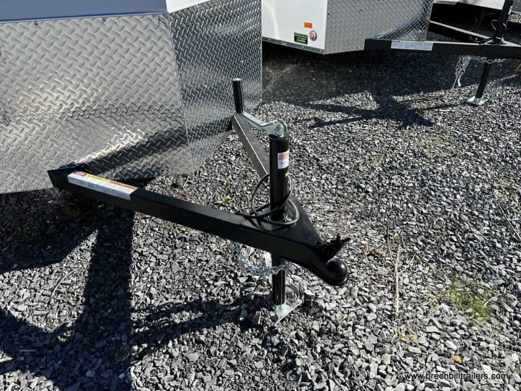 Bravo 3K Scout Enclosed Cargo Trailer's coupler