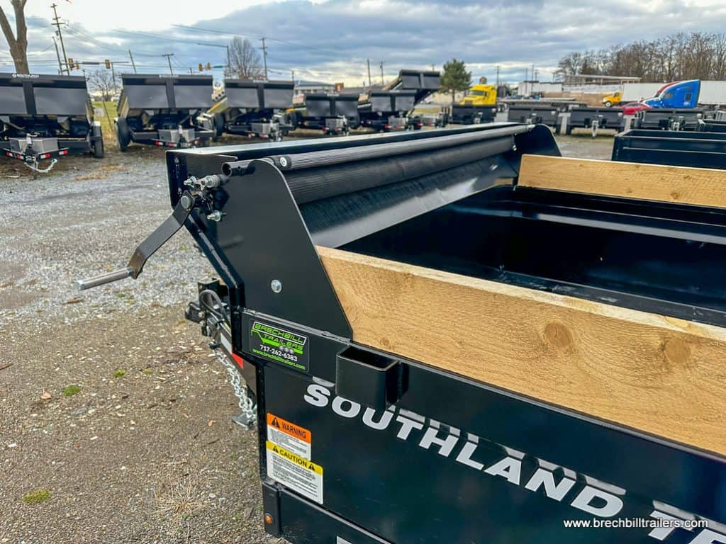 Tarp on the Southland 14K Tandem Axle Dump Trailer