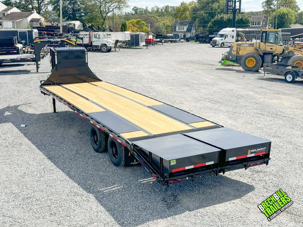 A brand new clean Belmont 8.5x30 Heavy Duty Gooseneck Trailer for sale.