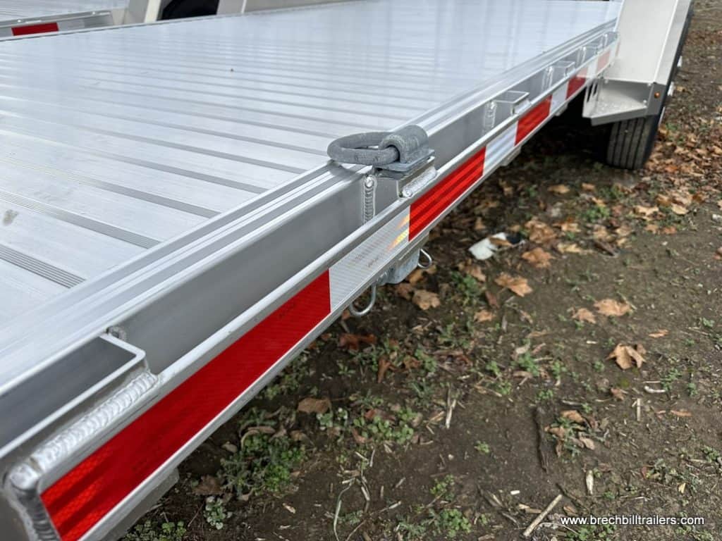 Heavy duty d ring on a EBY HD Aluminum 16K Equipment Trailer 7x20