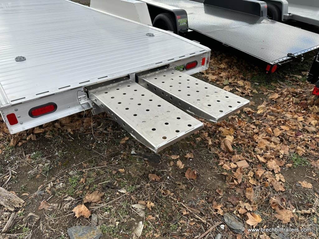 A 7x20 EBY 10k Aluminum Car Hauler Trailer with ramps