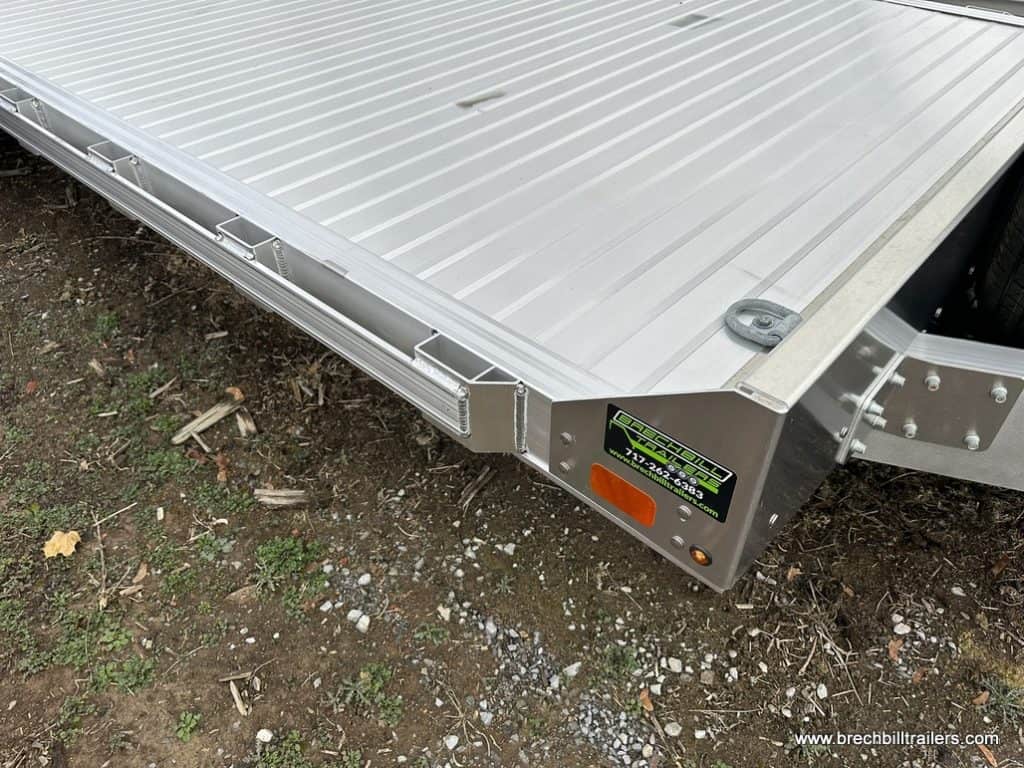 EBY 10k Aluminum Car Hauler Trailer deck closeup