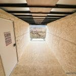 Inside a Bravo 7x16 Enclosed Cargo Trailer