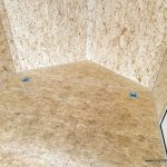 D rings on the floor of the Bravo 7x16 Enclosed Cargo Trailer