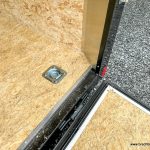 Close up of the recessed d ring