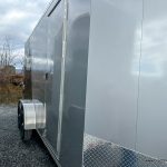 Silver Bravo enclosed cargo trailer for sale.