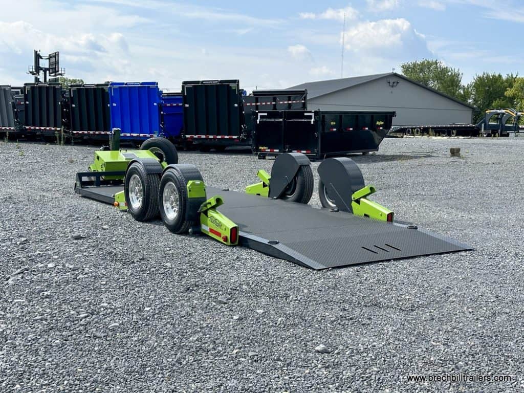 FlatTrak Lay Flat Scissor lift Trailer