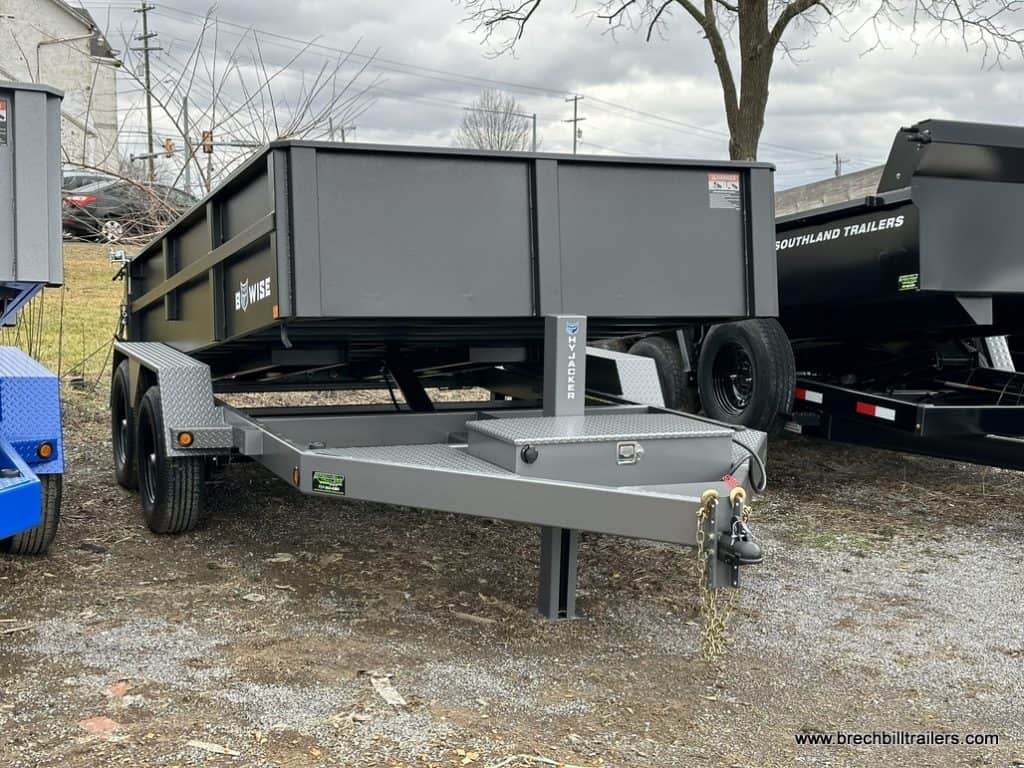 A 7x12 Bwise 10K DLP Low Pro Dump Trailer