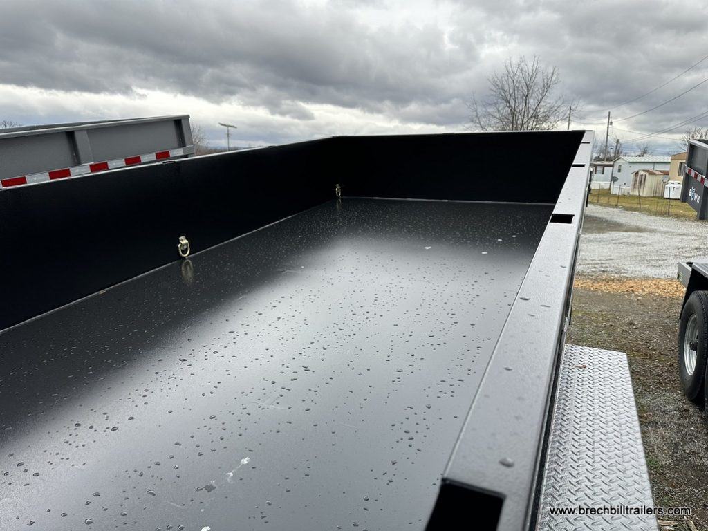Looking inside the Bwise DLP 15.4K Heavy Duty Dump Trailer