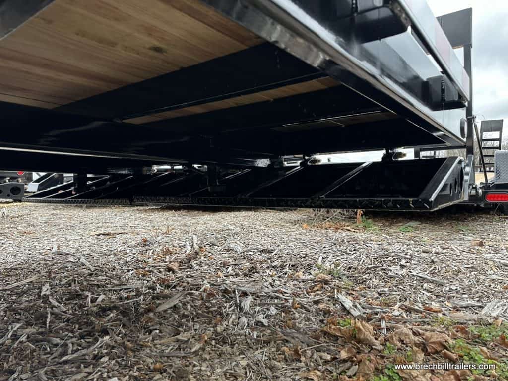 Under the Bwise Hydraulic 15.4K Tilt-Deck Trailer