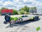 FlatTrak Flat Deck Scissor Lift, Equipment Hauler Trailer (FCH8022)