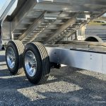 The aluminum trailer frame.
