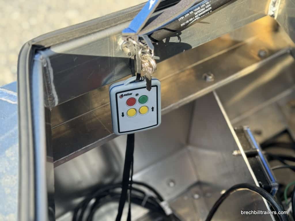 Control system for the dump trailer.