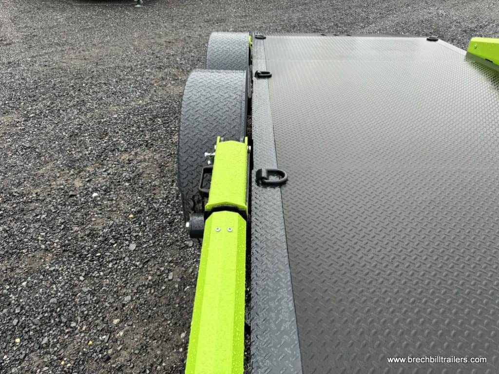 The deck on the FlatTrak Flat Deck Scissor Lift