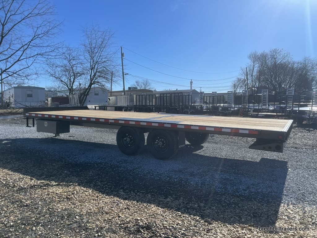 A perfect 24ft deck on a new Bwise trailer.
