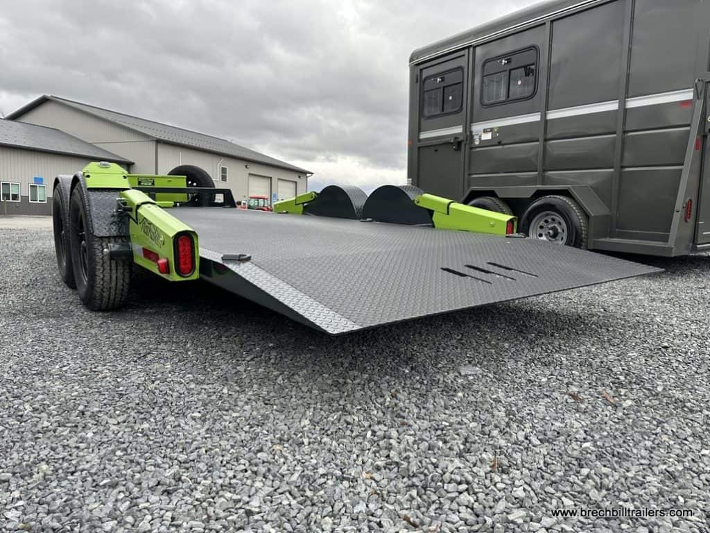 Brand new FlatTrak 7x18 Lay Flat 14K Equipment Hauler Trailer