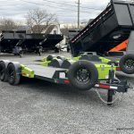 A brand new FlatTrak 7x18 Lay Flat 14K Equipment Hauler Trailer for sale.