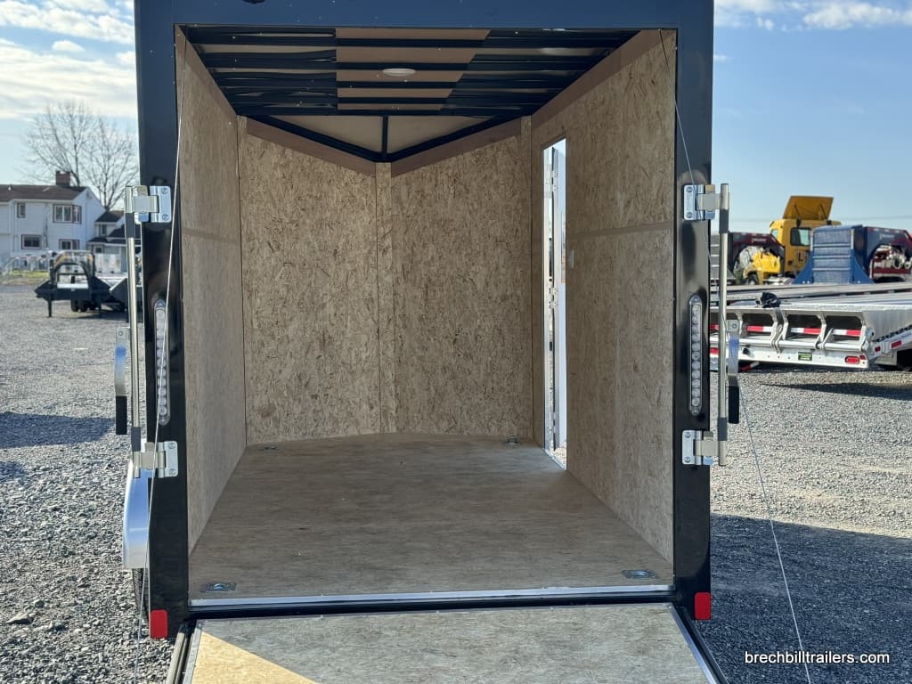 Looking in a new Bravo Scout trailer.