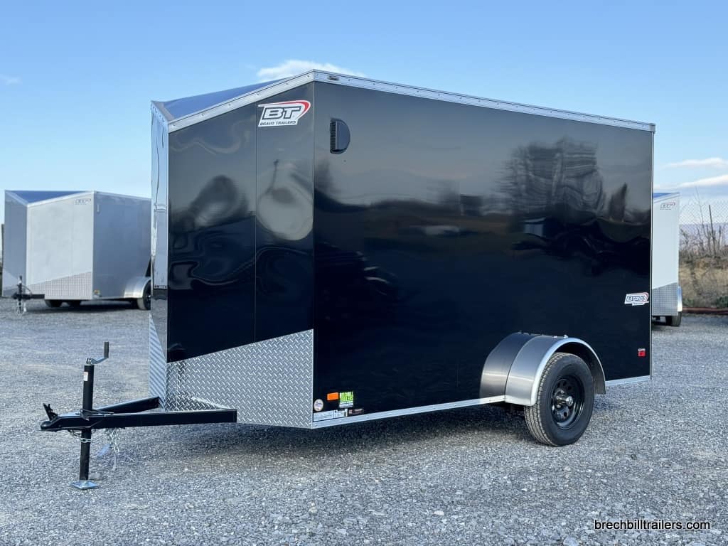Black Bravo Scout 3K Enclosed Cargo Trailer