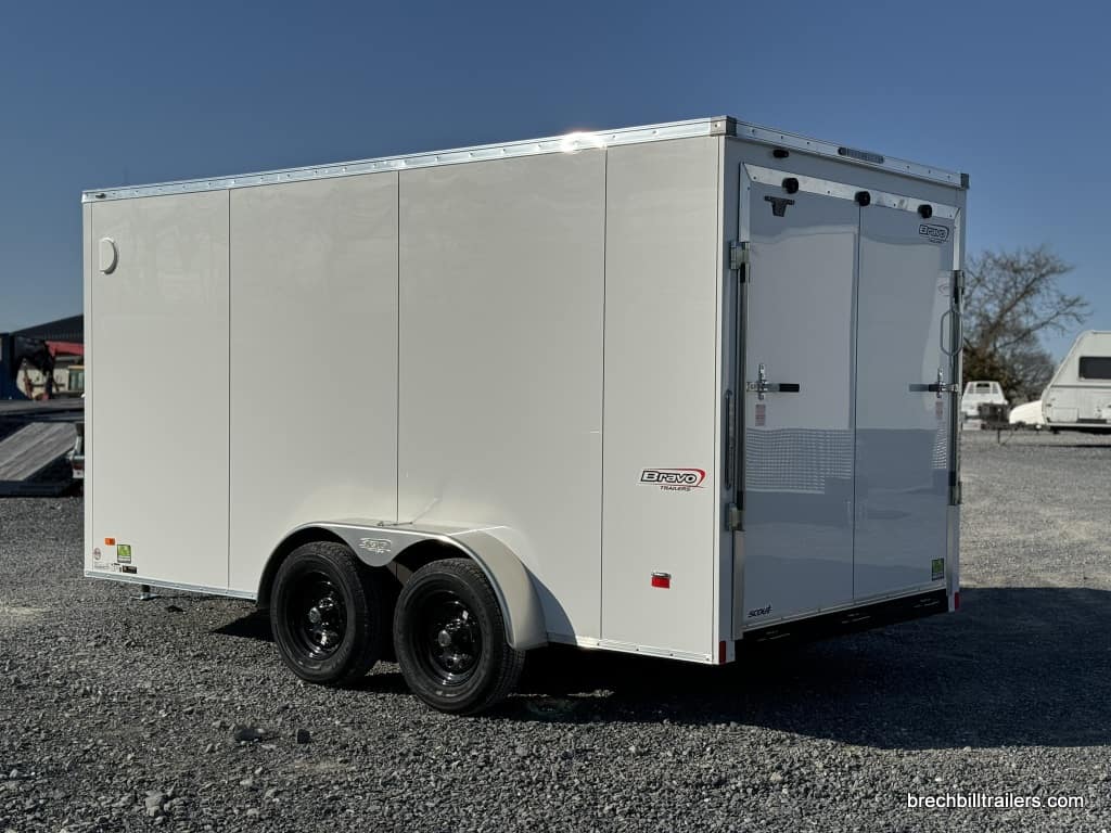 A new Bravo 7K Scout Enclosed Cargo Trailer