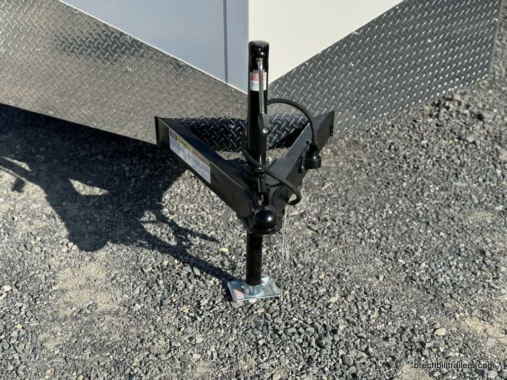 Trailer coupler on the Bravo 7K Scout Enclosed Cargo Trailer