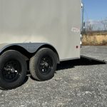 Black wheels on the new Bravo SC716TA2 trailer.