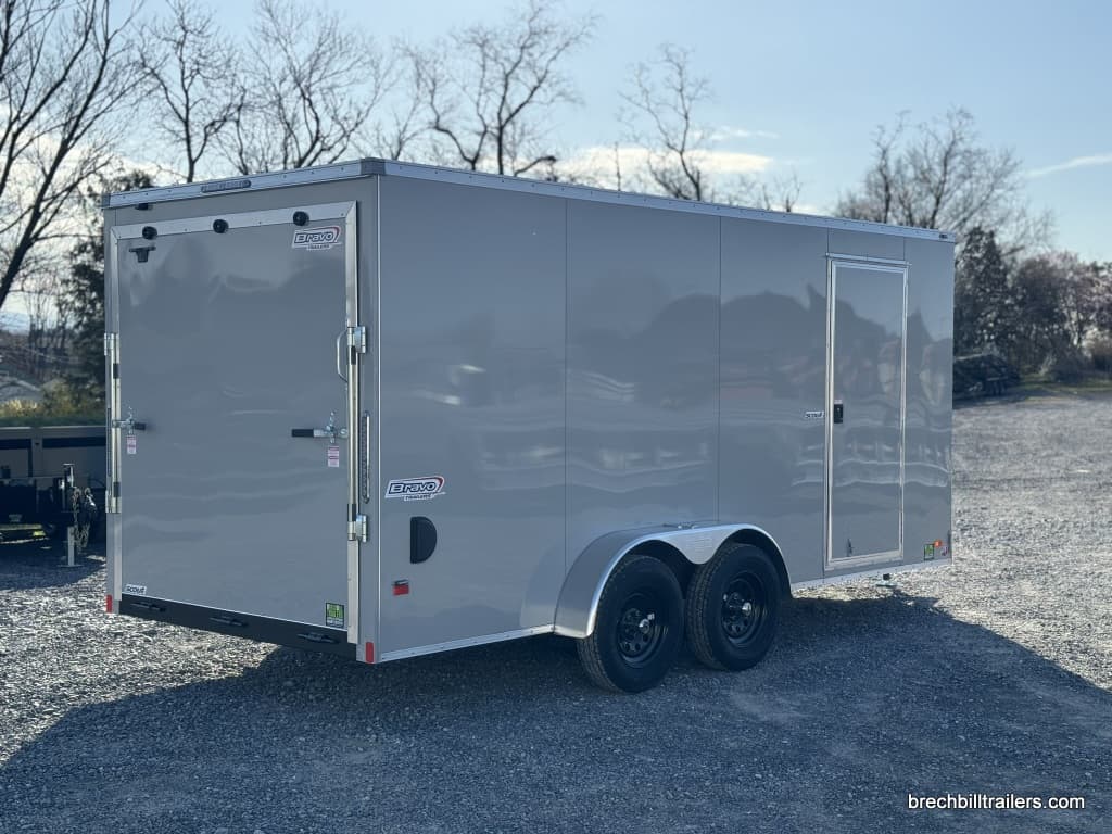A new Bravo Scout 7K Enclosed Cargo Box Trailer for sale at Brechbill trailers.