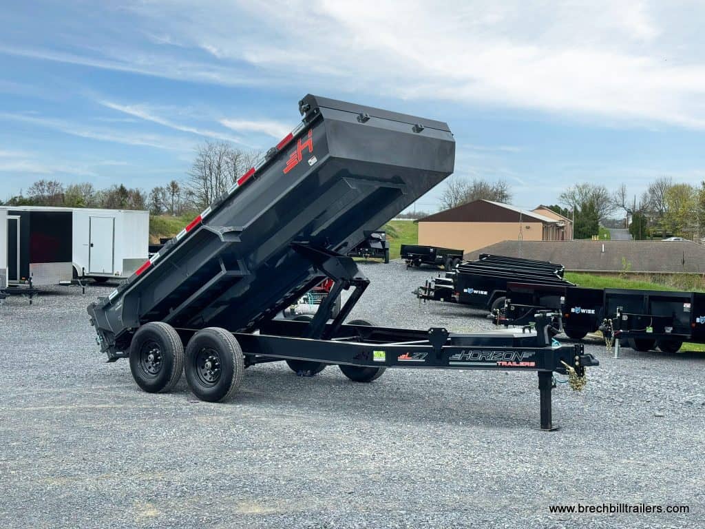 Horizon 14k Bumper Pull Dump Trailer 7x14