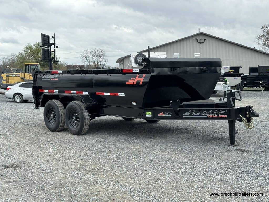 A 7x14 Horizon 14k Dump Trailer High Side