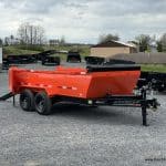 A Horizon 14k Dump Trailer High Side parked in the lot.