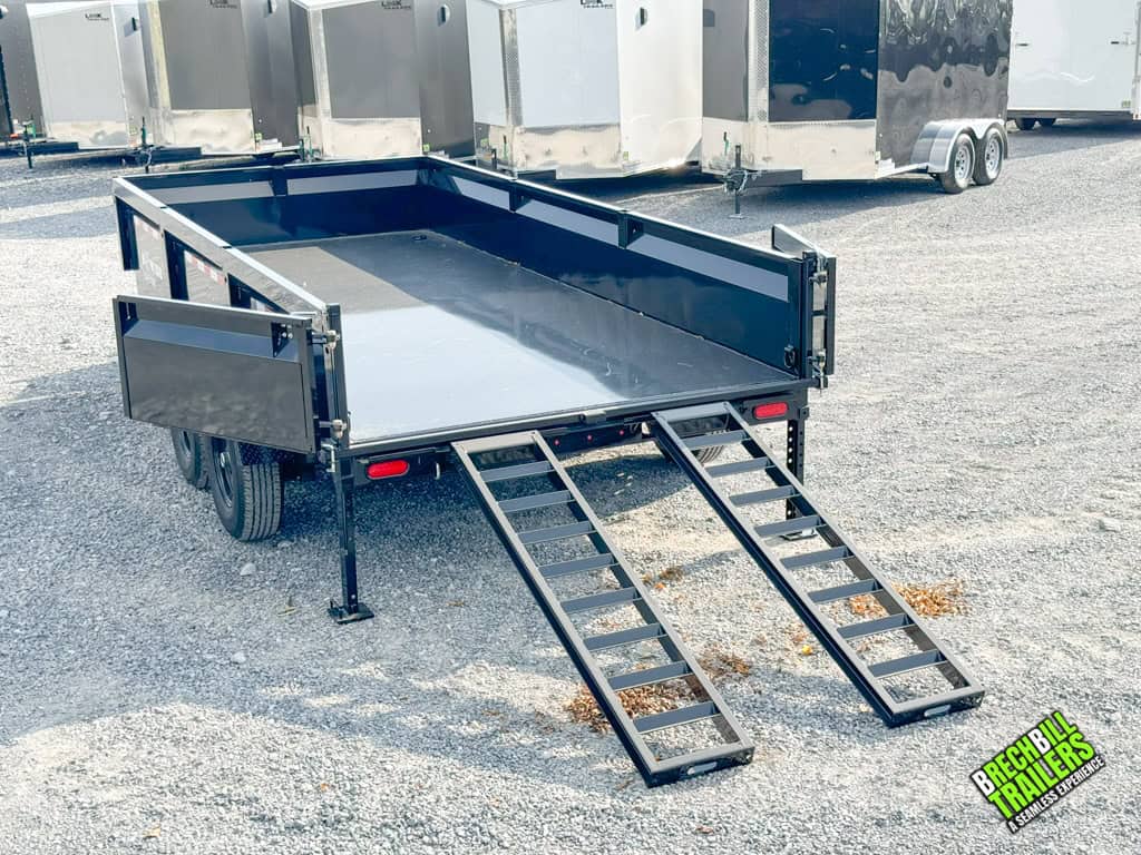 Bwise 14K LP LE Low Pro Dump Trailer with ramps down
