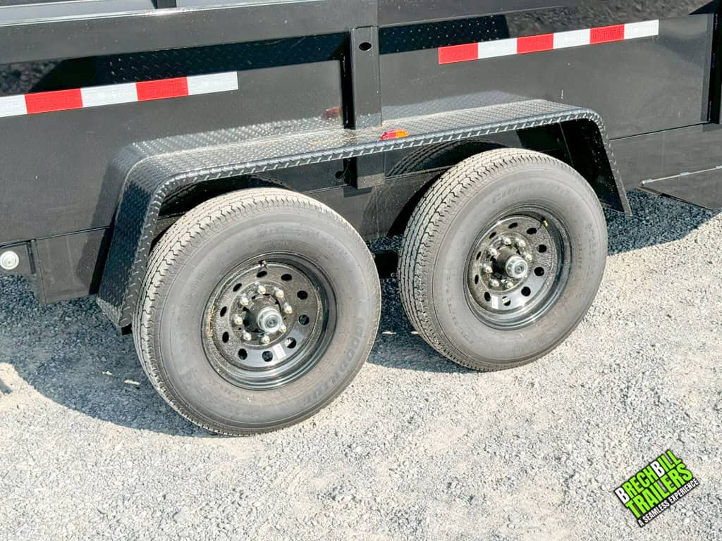 Wheels on a Bwise 14K LP LE Low Pro Dump Trailer